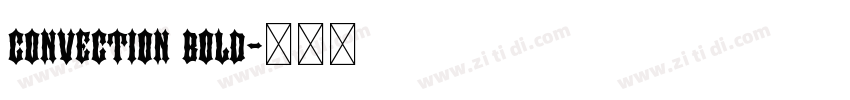 convection bold字体转换